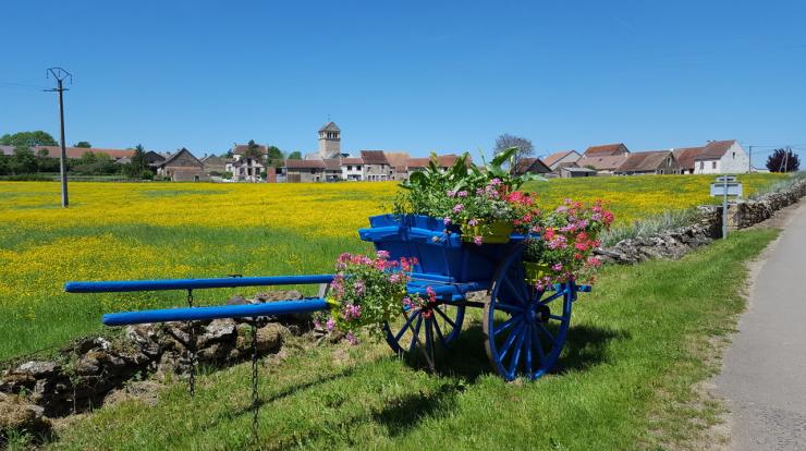 entrée du village ( photo Nelly METGE)