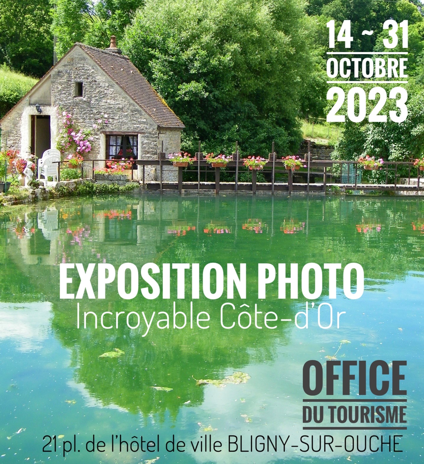 du 14 au 31 octobre  2023 à  office du tourisme de BLIGNY sur OUCHE